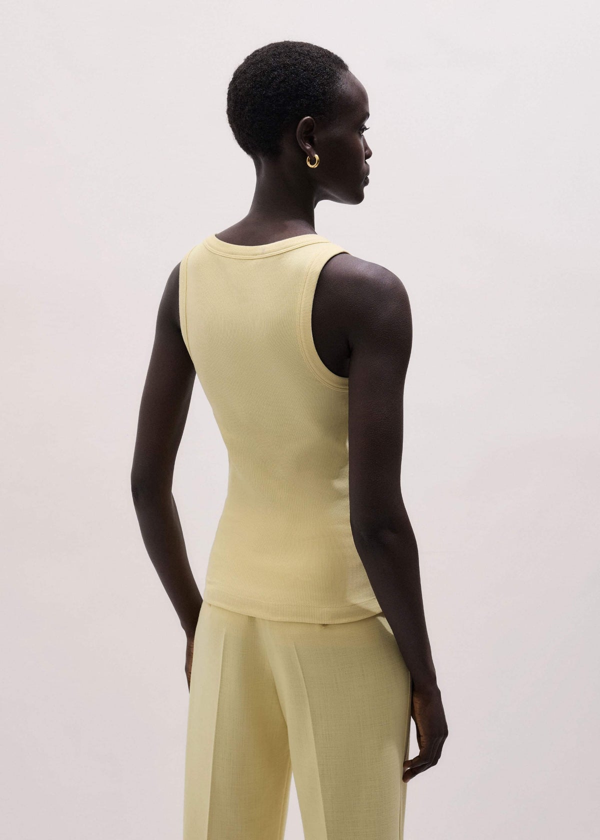 Lemon Yellow Perfect Basic Vest | ME+EM