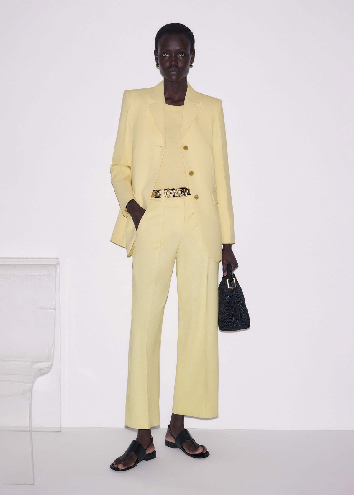 Lemon Yellow Perfect Basic Vest | ME+EM