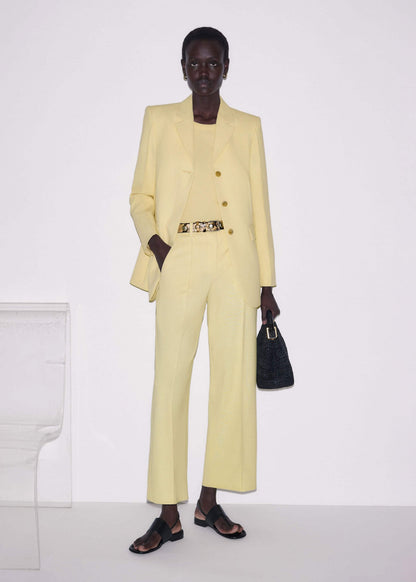 Lemon Yellow Perfect Basic Vest | ME+EM