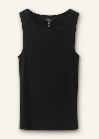 Black Ultimate Crew Neck Tank | ME+EM