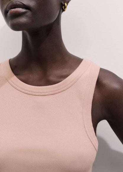 Blush Pink Perfect Basic Vest | ME+EM