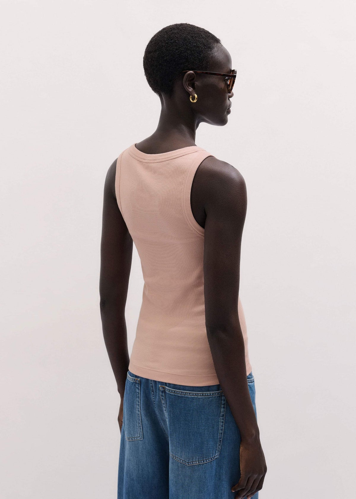 Blush Pink Perfect Basic Vest | ME+EM
