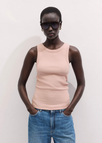Blush Pink Perfect Basic Vest | ME+EM