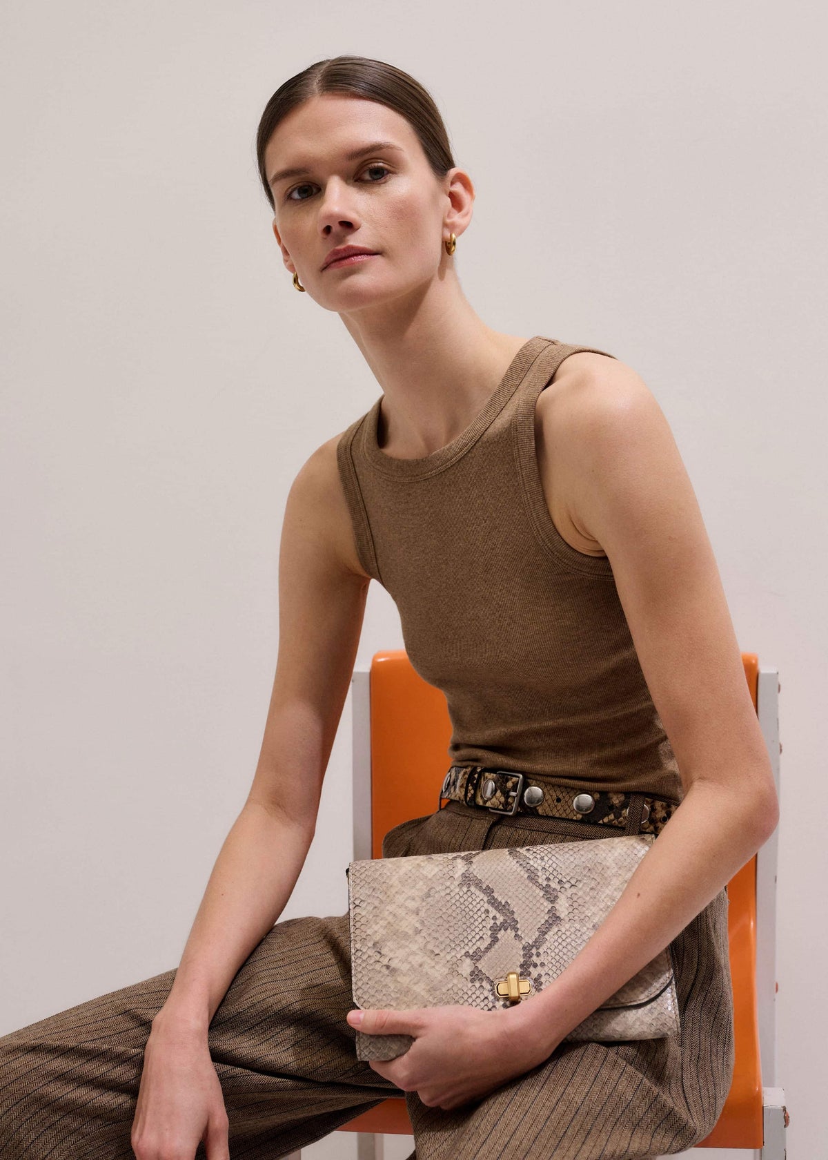 Camel Brown Ultimate Crew Neck Tank | ME+EM