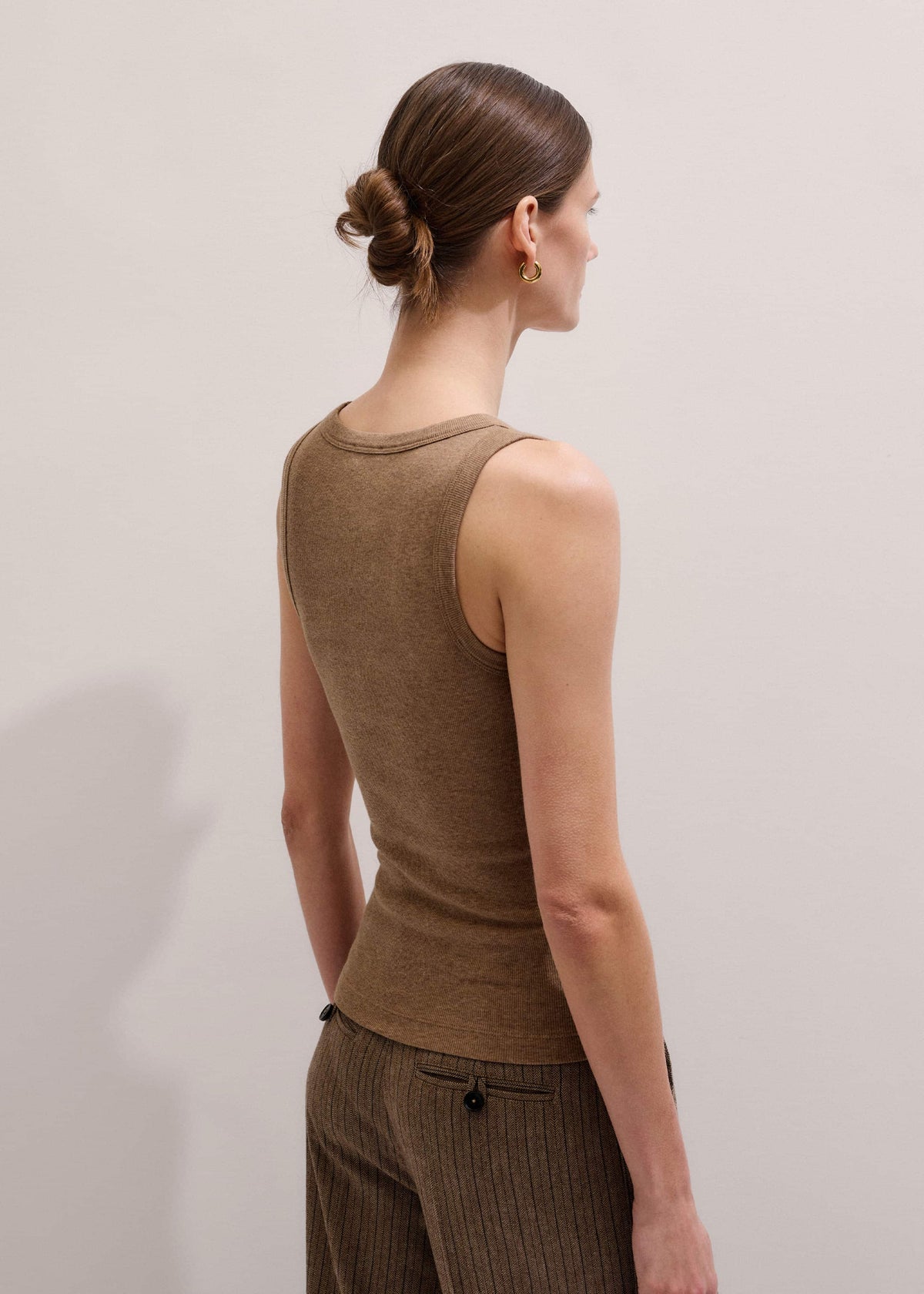 Camel Brown Ultimate Crew Neck Tank | ME+EM
