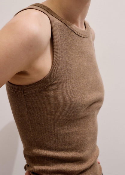 Camel Brown Ultimate Crew Neck Tank | ME+EM