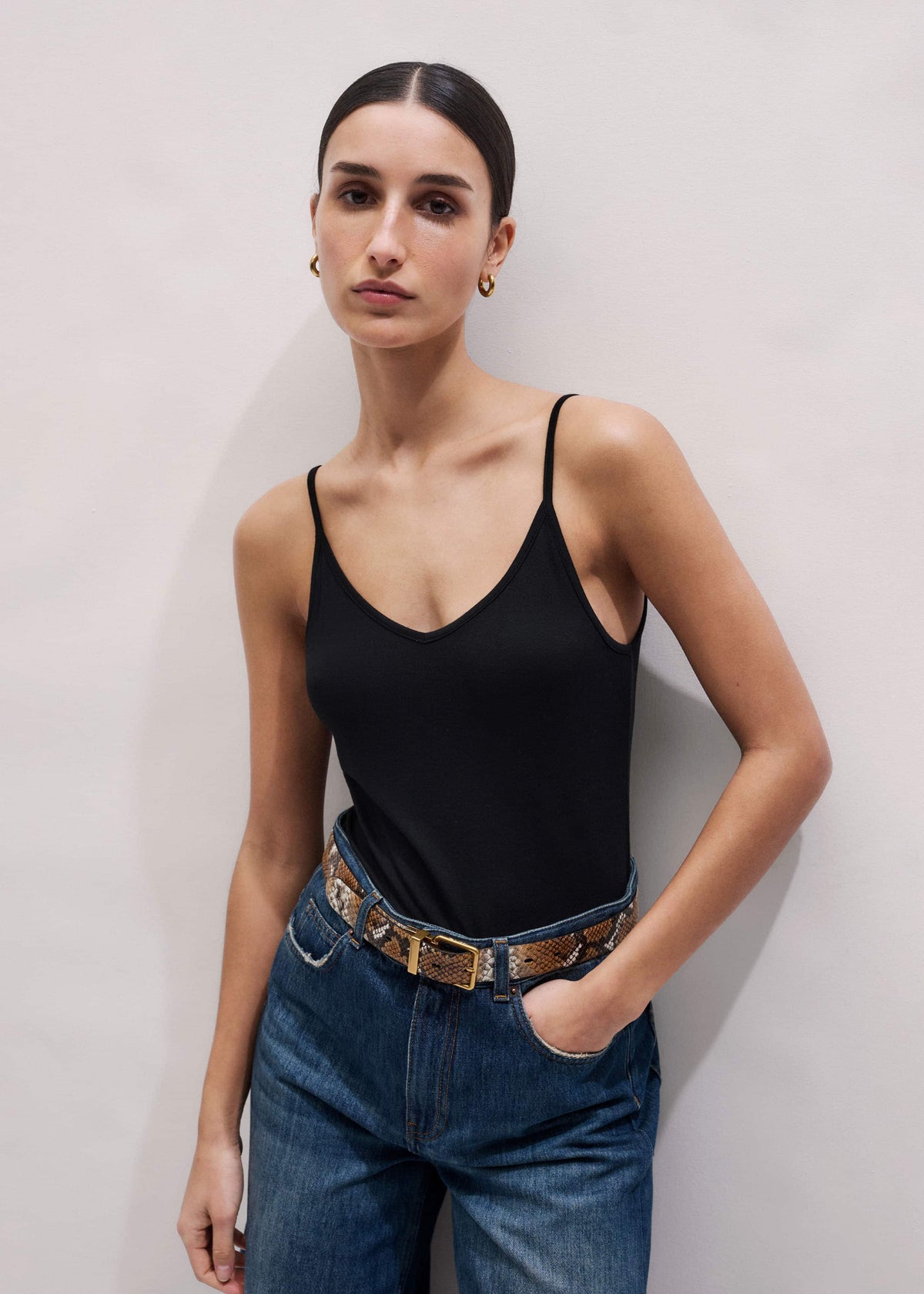 Black Fashion First Aid Cami | ME+EM