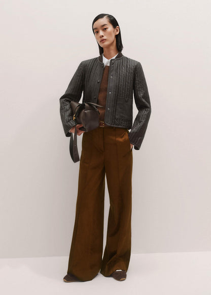 Brown Straight Sweater Vest | ME+EM
