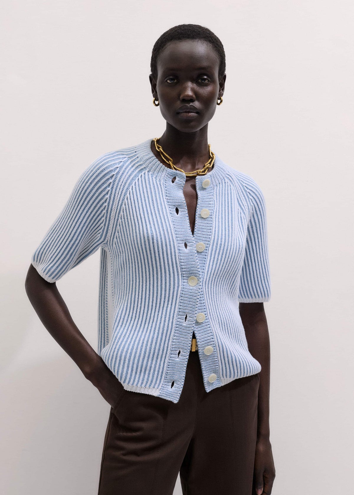 Blue Soft Touch Cardigan | ME+EM