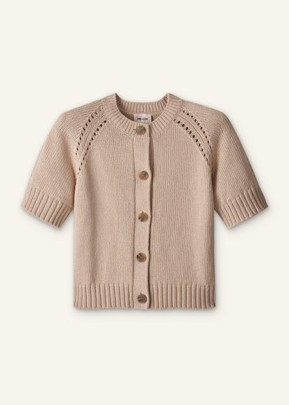 Stone Short Sleeve Cardigan | ME+EM