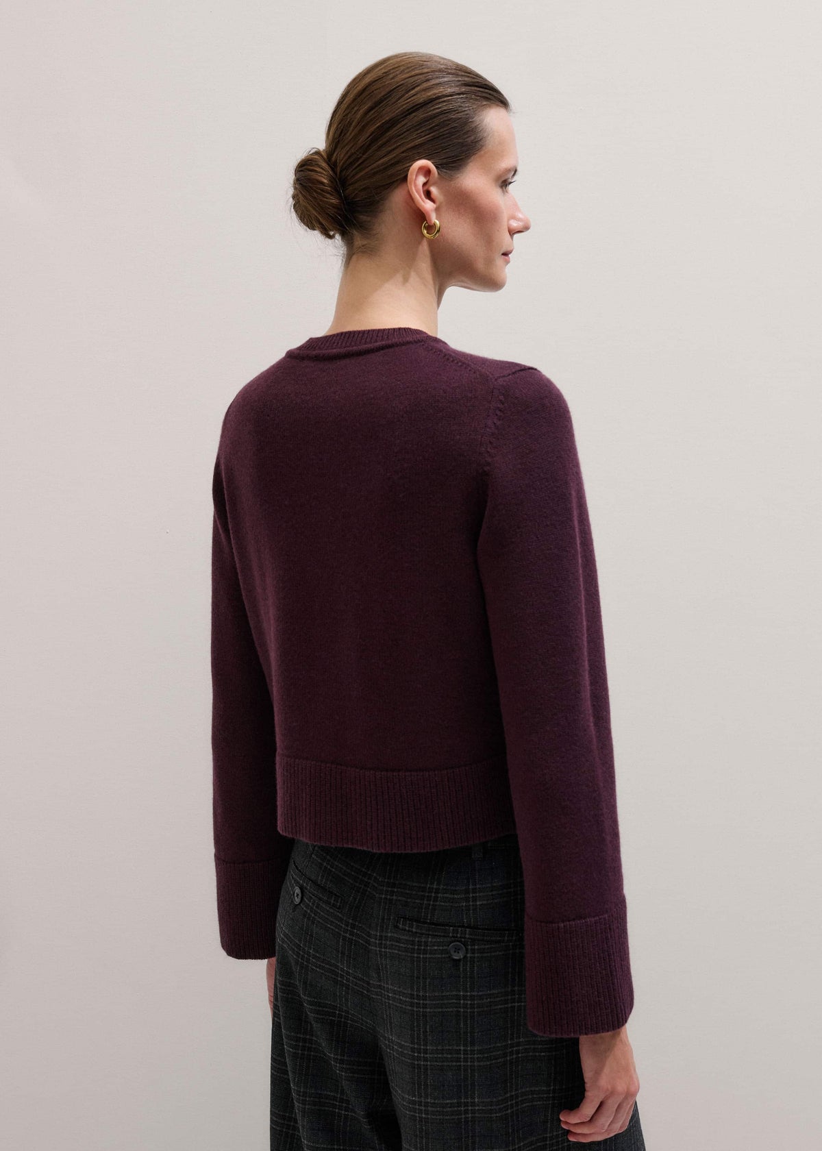Red Button-Through Straight Cardigan | ME+EM