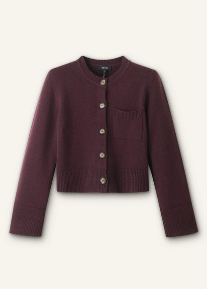 Red Button-Through Straight Cardigan | ME+EM