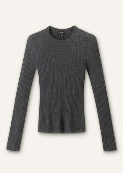 Gray Barely There Sweater | ME+EM