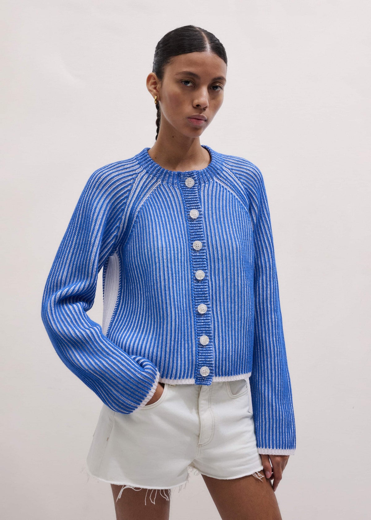 White Soft Touch Cardigan | ME+EM