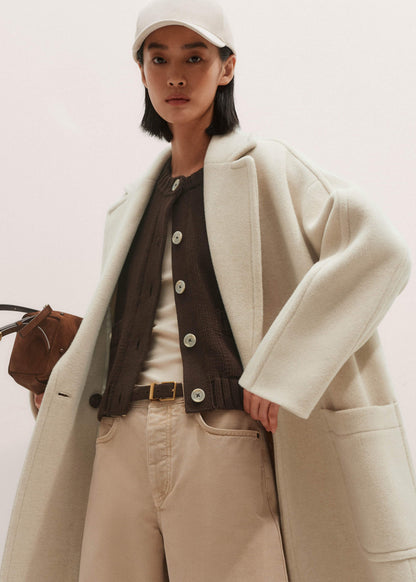 Brown Crop Cardigan | ME+EM