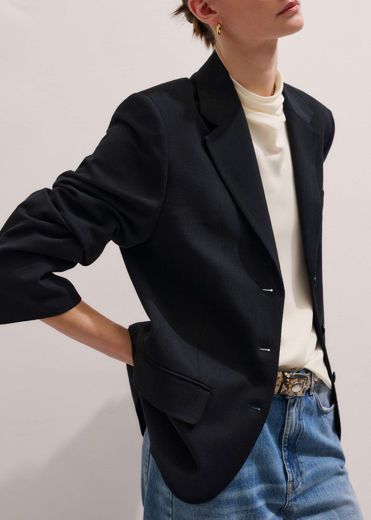 Black Icon Oversized Blazer | ME+EM