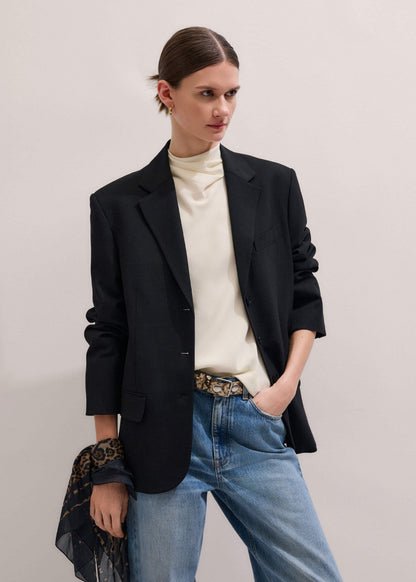Black Icon Oversized Blazer | ME+EM