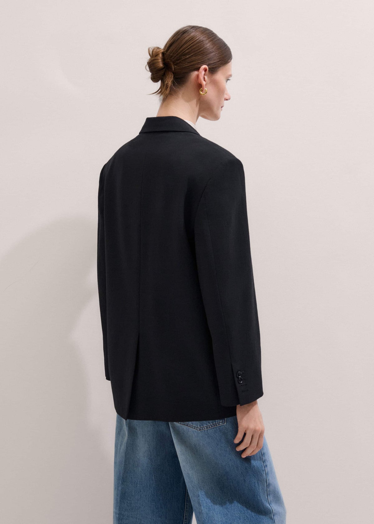 Black Icon Oversized Blazer | ME+EM