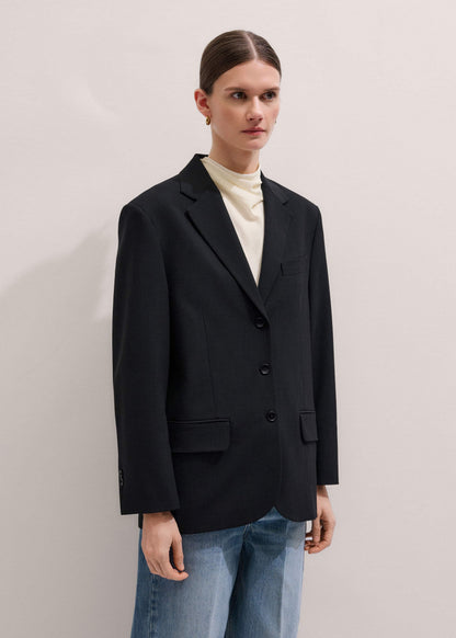 Black Icon Oversized Blazer | ME+EM