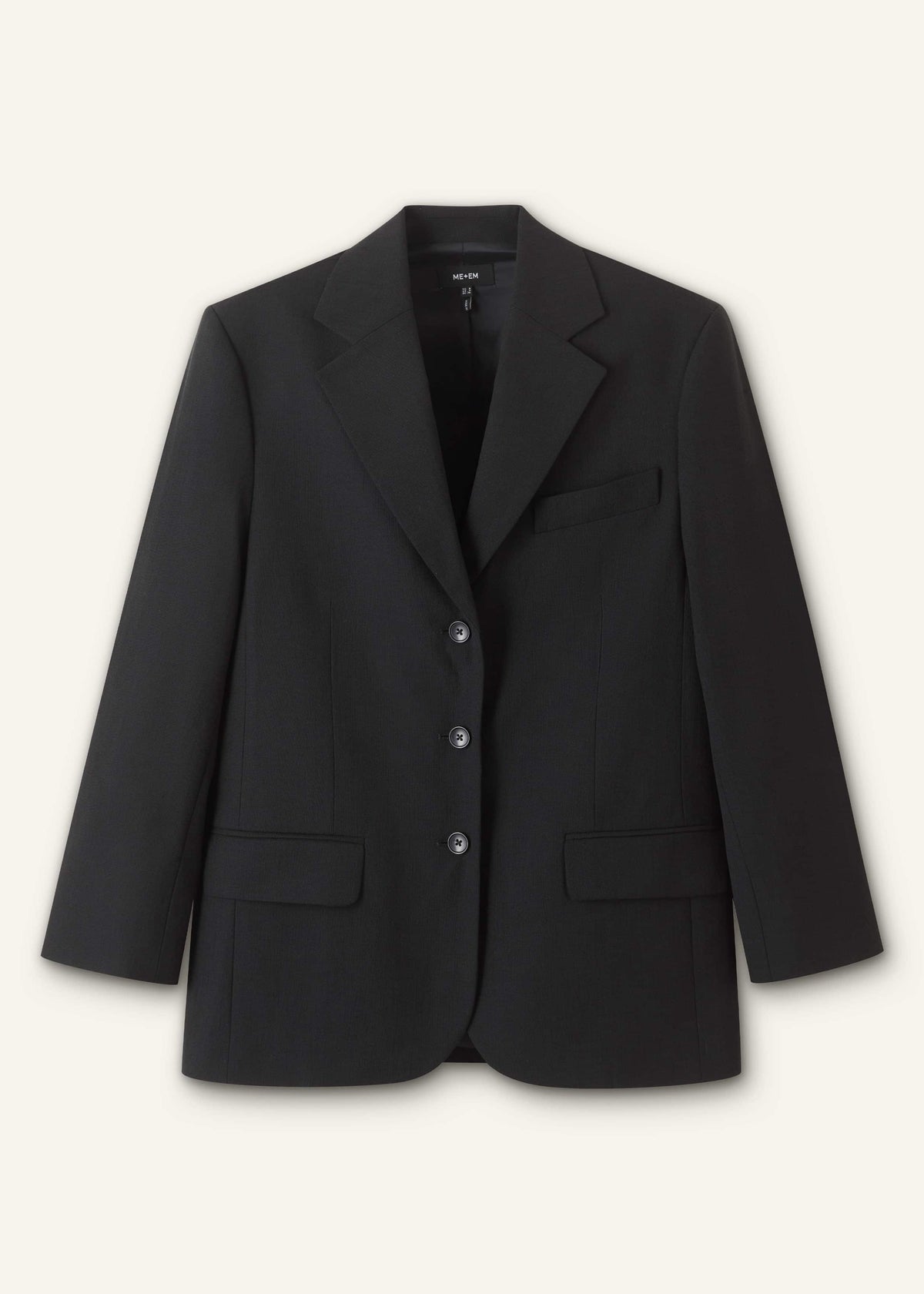 Black Icon Oversized Blazer | ME+EM