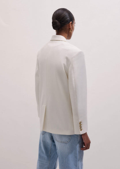 Ivory Icon Intelligently Oversized Blazer | ME+EM