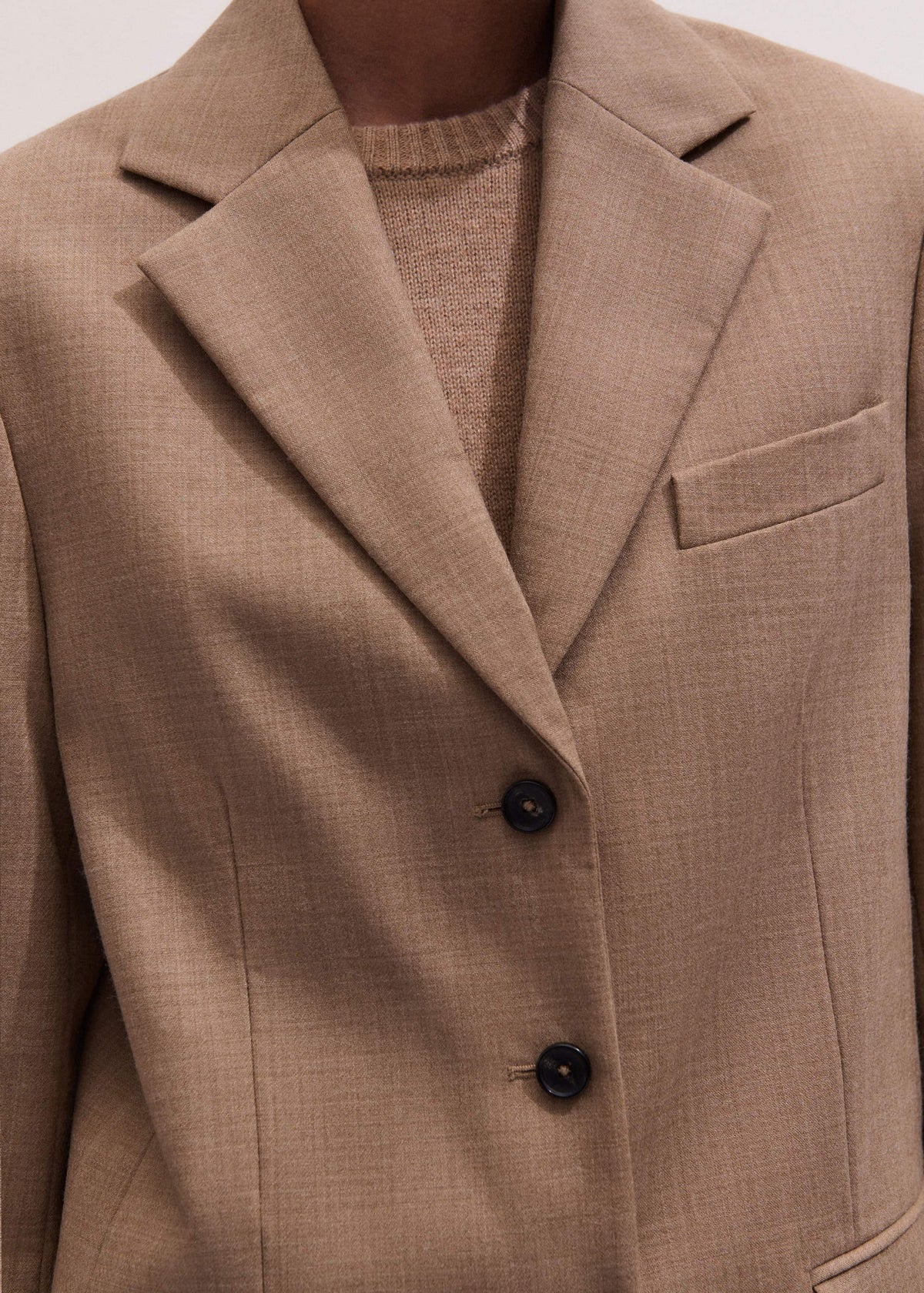 Brown Icon Oversized Blazer | ME+EM