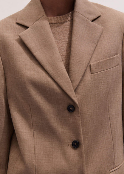 Brown Icon Oversized Blazer | ME+EM