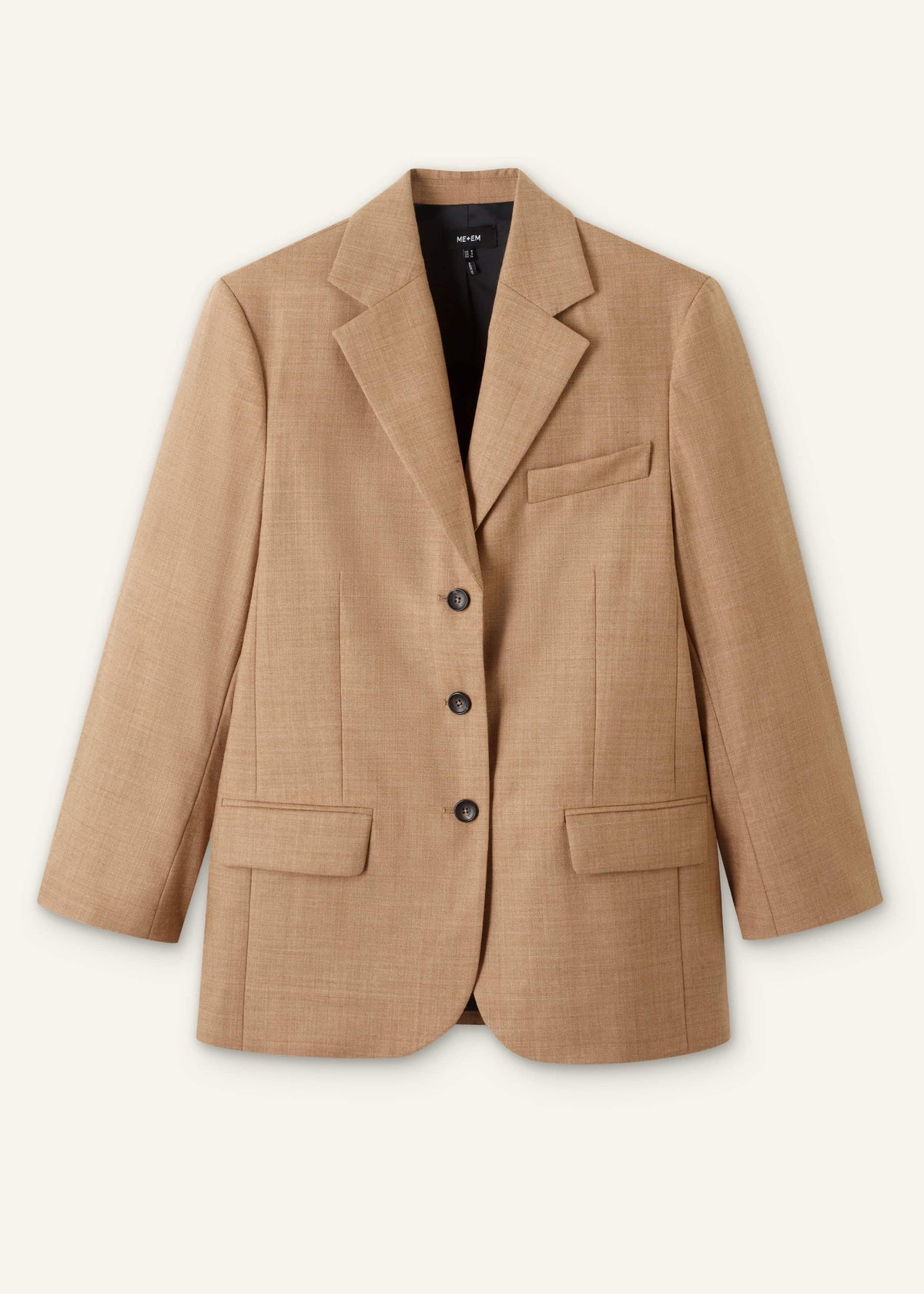 Brown Icon Oversized Blazer | ME+EM