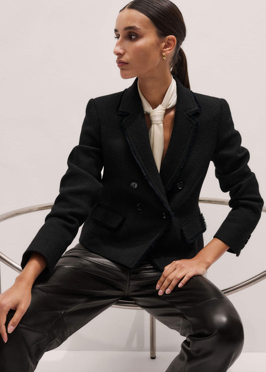 Black AM-PM Fitted Blazer | ME+EM