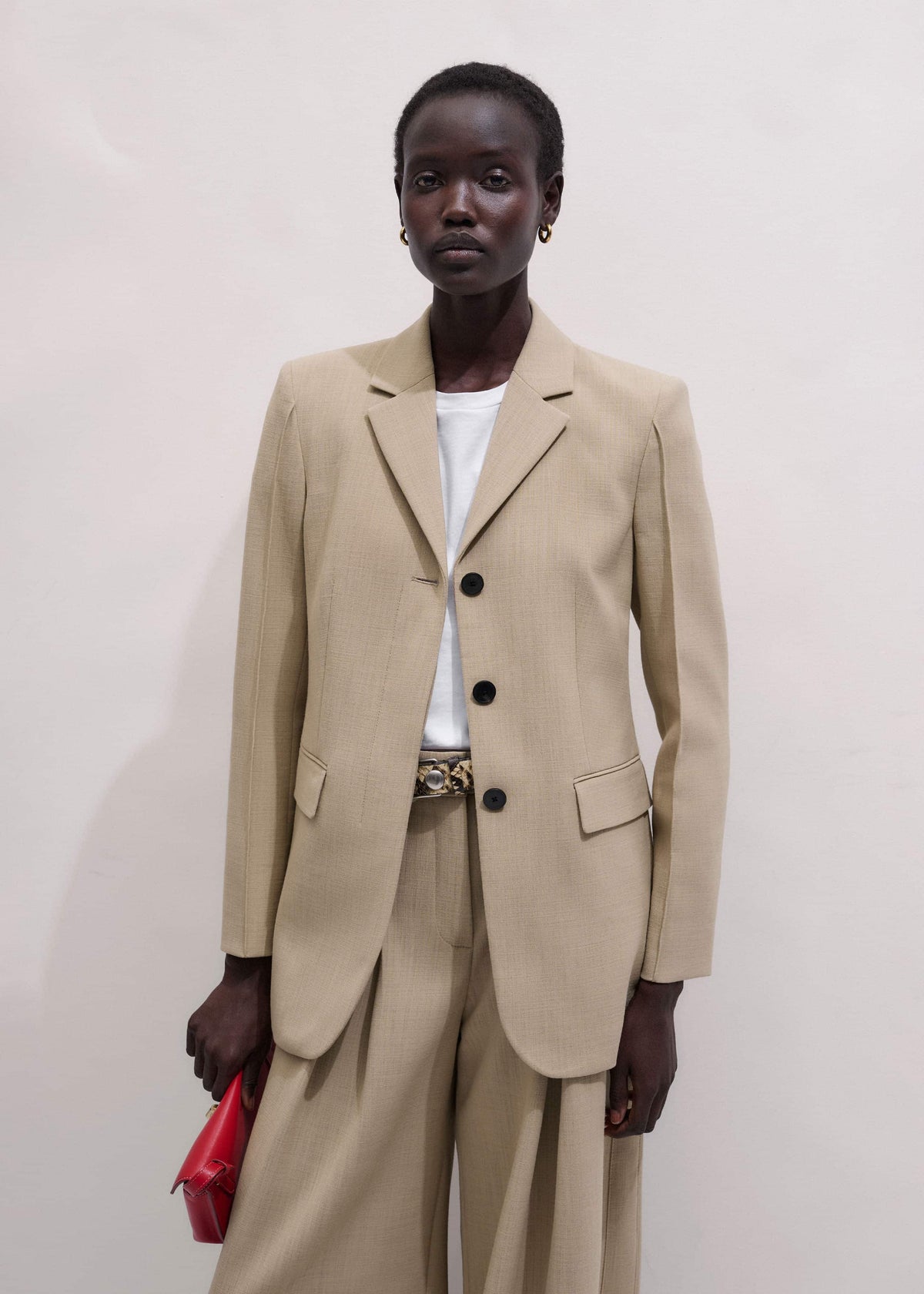 Sand Slim Contour Blazer | ME+EM
