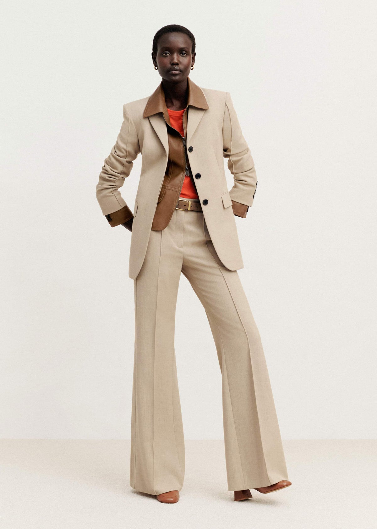 Sand Slim Contour Blazer | ME+EM
