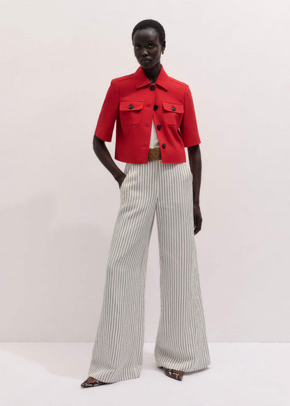 Red Box Crop Jacket | ME+EM