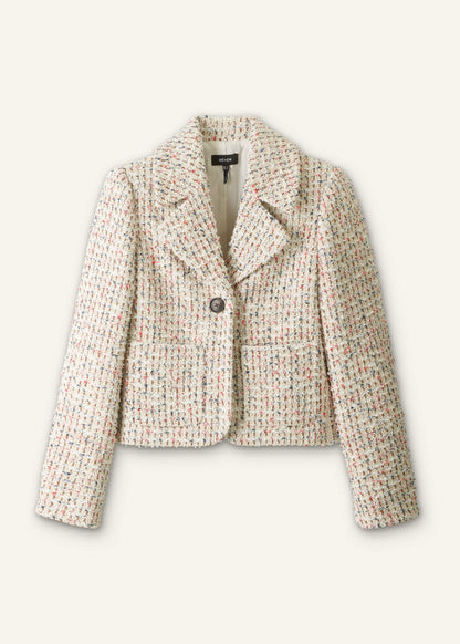 Cream Heritage Crop Jacket | ME+EM