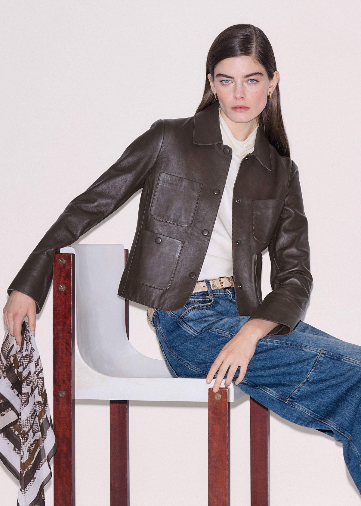 Brown Patch Pocket Jacket | ME+EM
