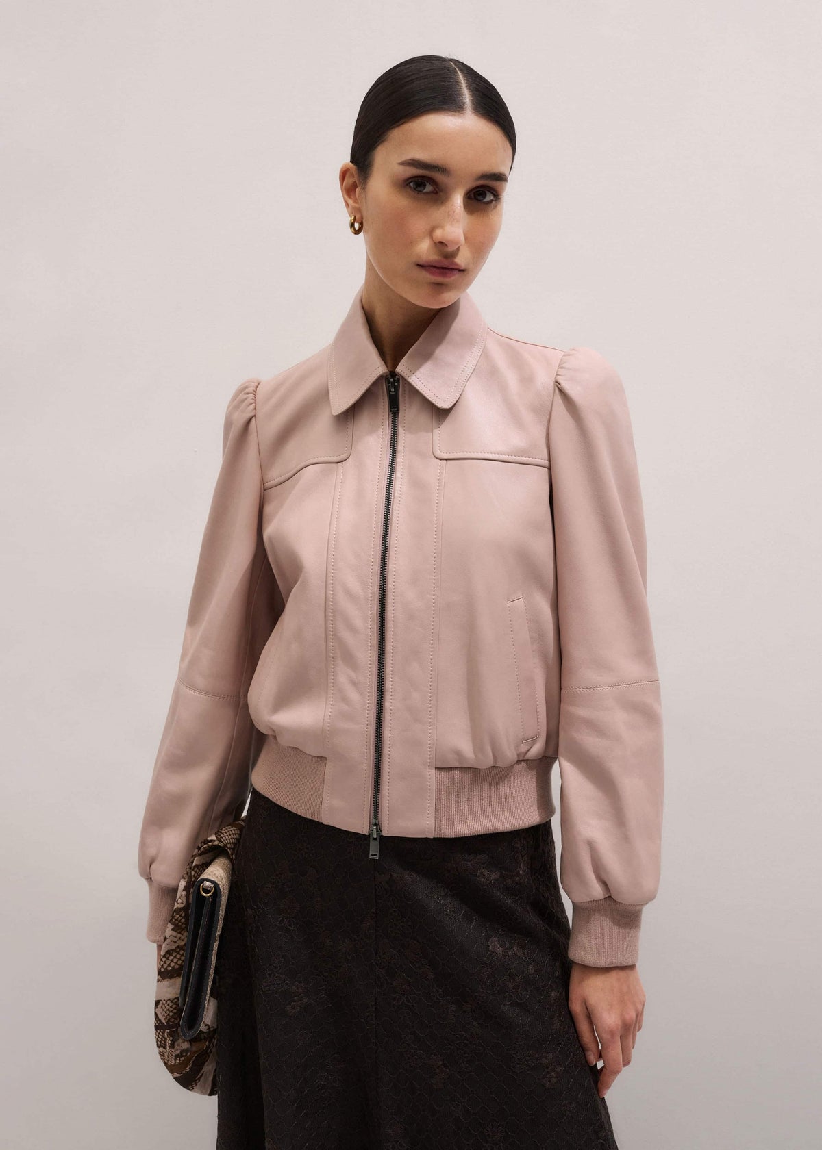 Pink Luxe Feminine Bomber Jacket | ME+EM