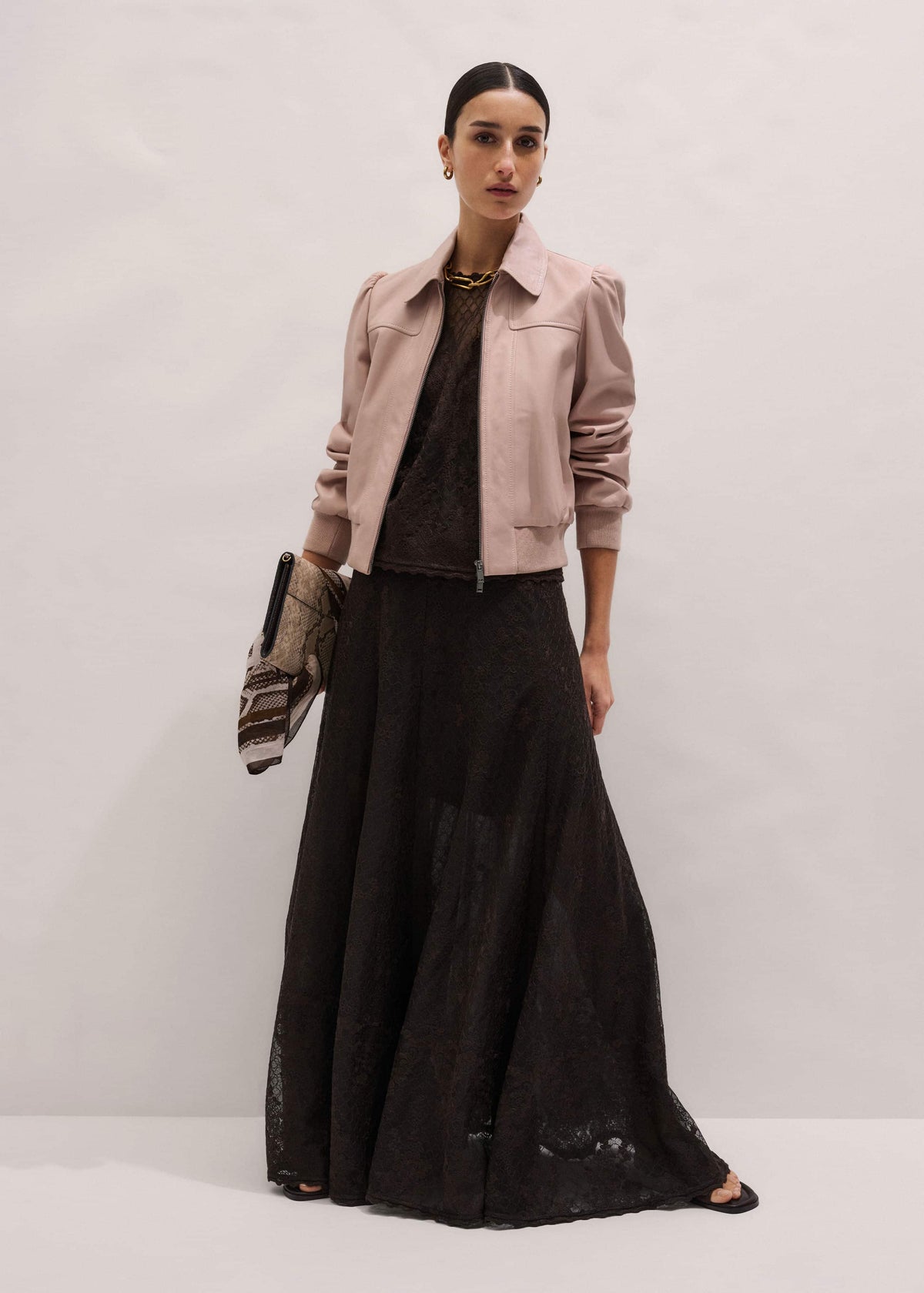 Pink Luxe Feminine Bomber Jacket | ME+EM