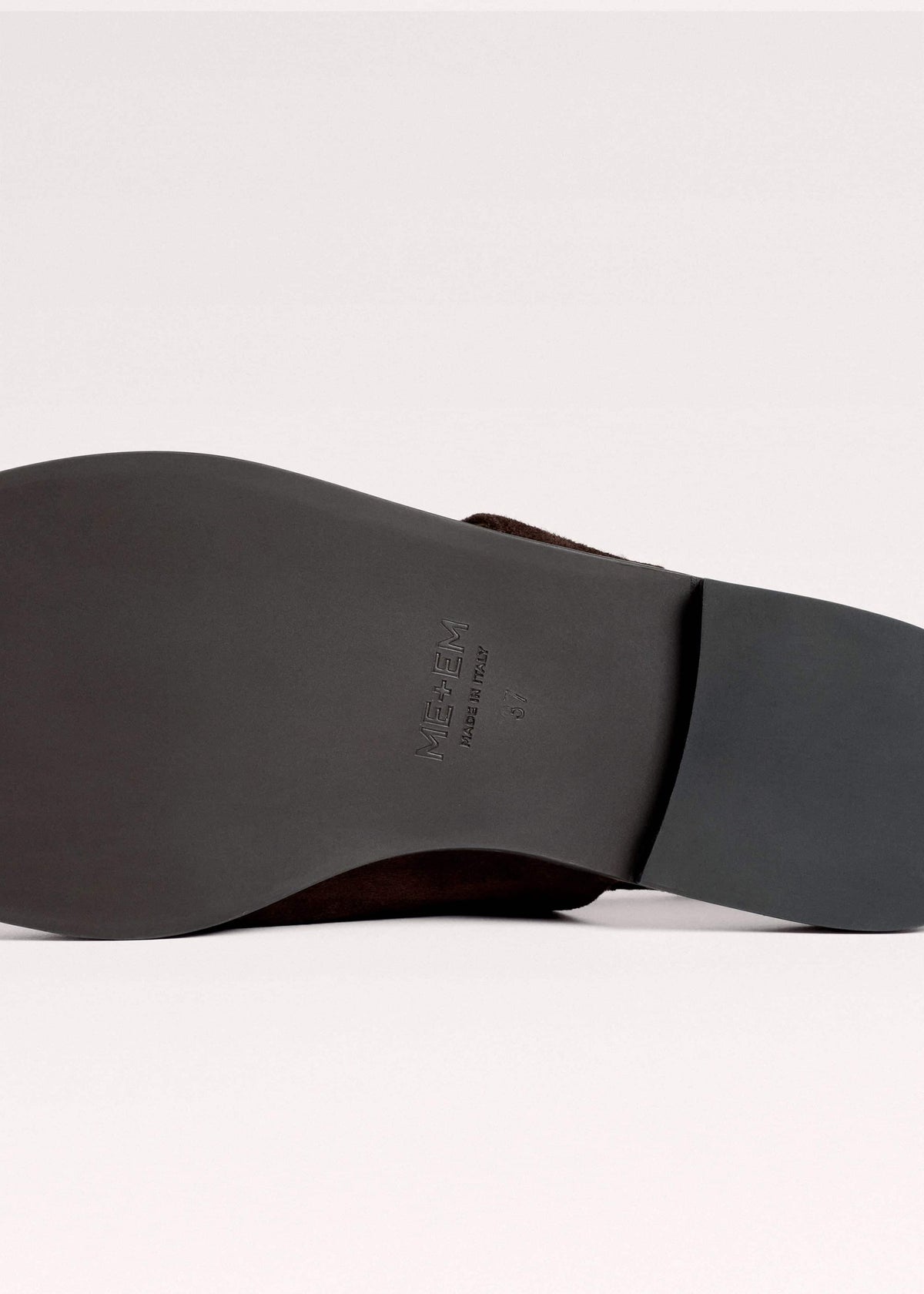 Brown Asymmetric Toe Loop Sandal | ME+EM