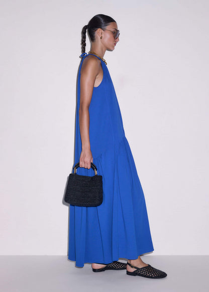 Blue Halterneck Maxi Dress | ME+EM