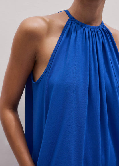 Blue Halterneck Maxi Dress | ME+EM