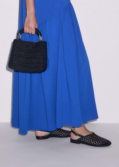Black Woven Slingback Shoe | ME+EM