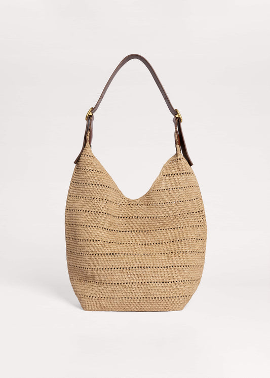 Tan Raffia Carry All Summer Bag | ME+EM