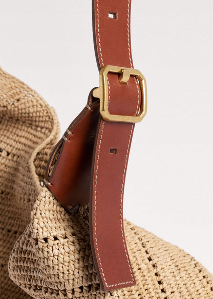 Tan Raffia Carry All Summer Bag | ME+EM