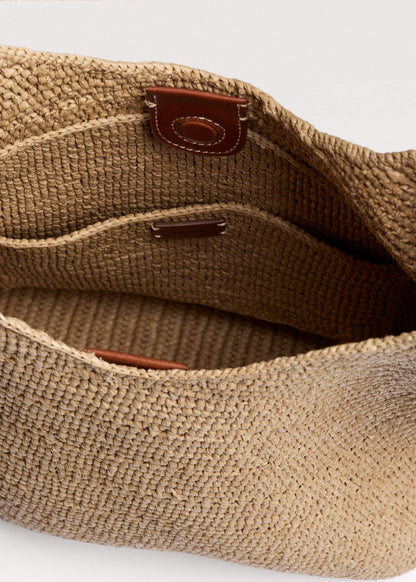 Tan Raffia Carry All Summer Bag | ME+EM