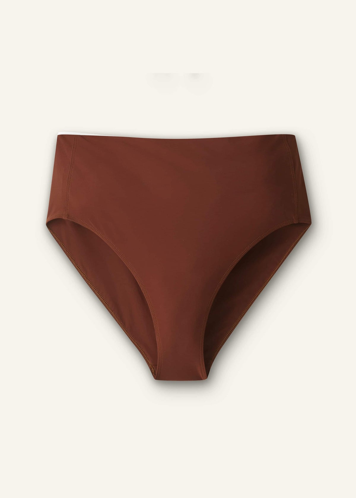 Cinnamon Brown High-Rise Bikini Bottom | ME+EM
