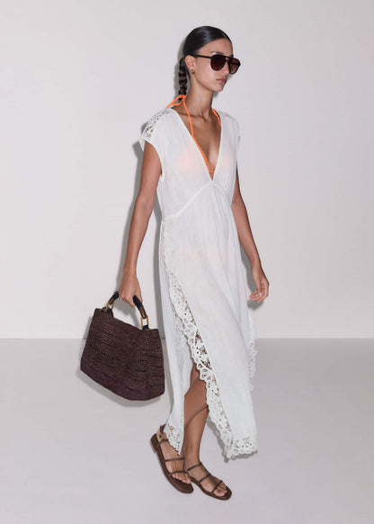 White Maxi Beach Dress | ME+EM