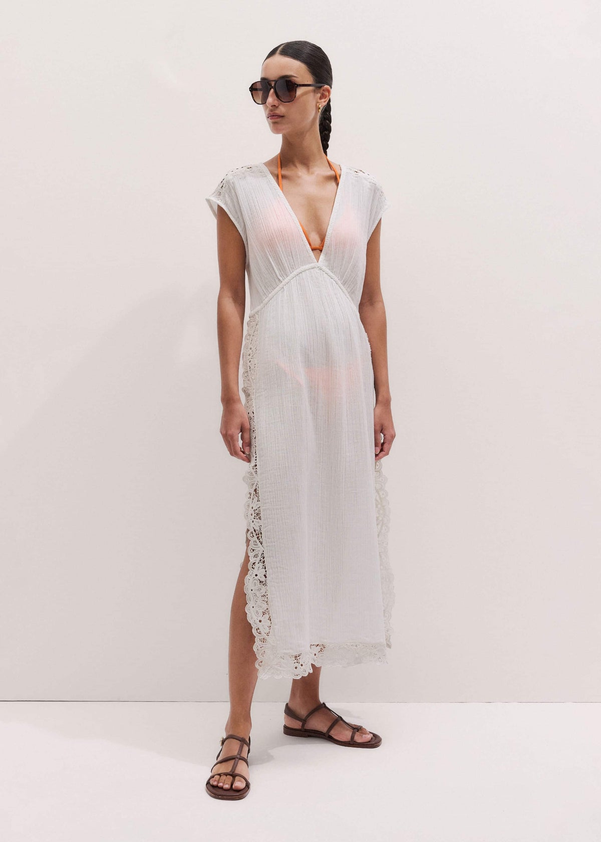 White Maxi Beach Dress | ME+EM
