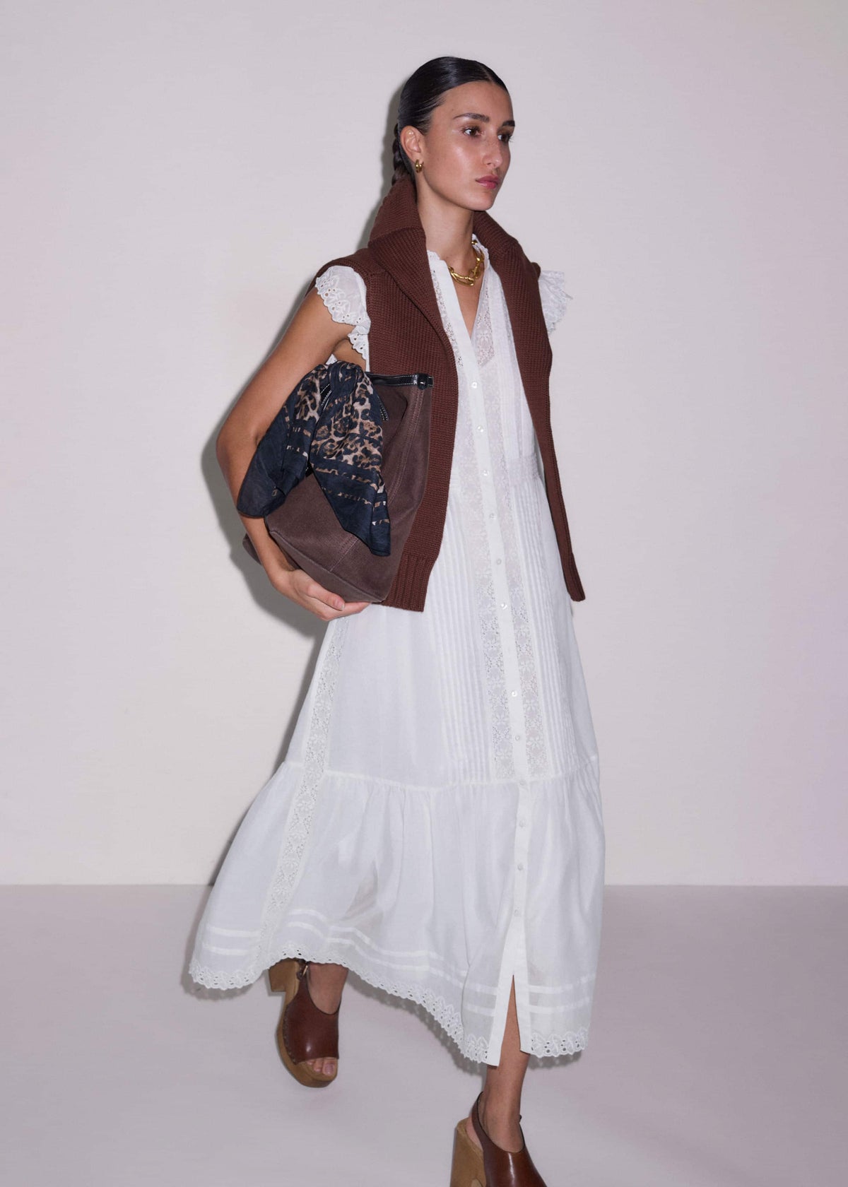 White 2-in-1 Maxi Dress | ME+EM