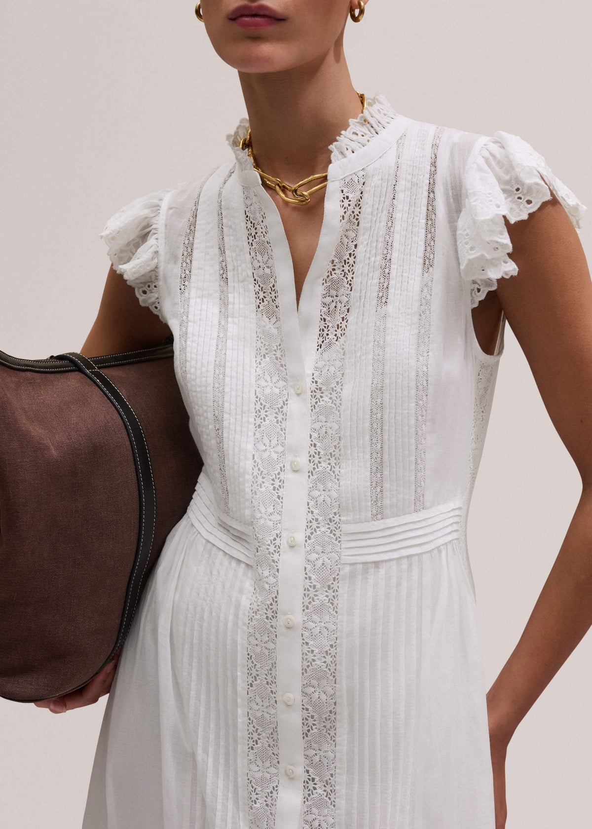 White 2-in-1 Maxi Dress | ME+EM