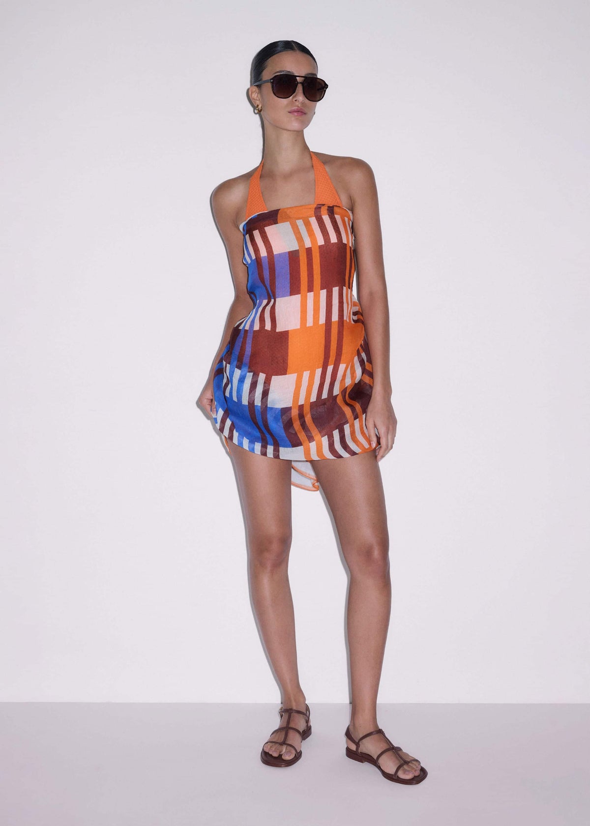 Orange Stripe Sarong | ME+EM