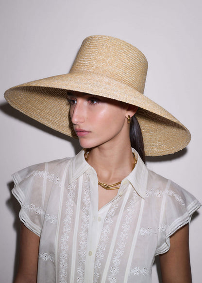 Natural Maxi Wide Straw Hat | ME+EM